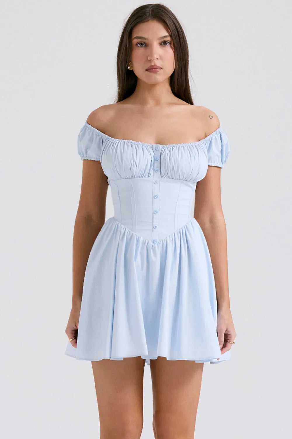 Vestido Corto Bustier Modern – Gabriela Freire