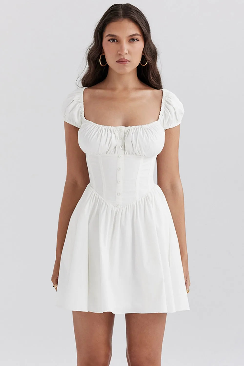 Vestido Corto Bustier Modern – Gabriela Freire