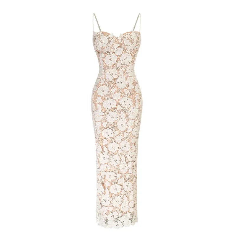 Vestido Midi Sophia – Todo en Encaje