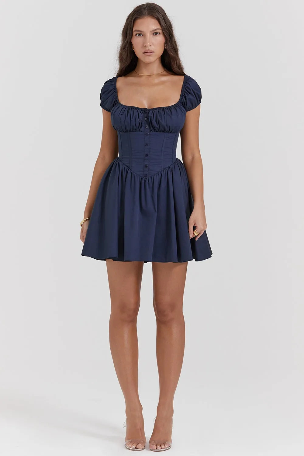 Vestido Corto Bustier Modern – Gabriela Freire