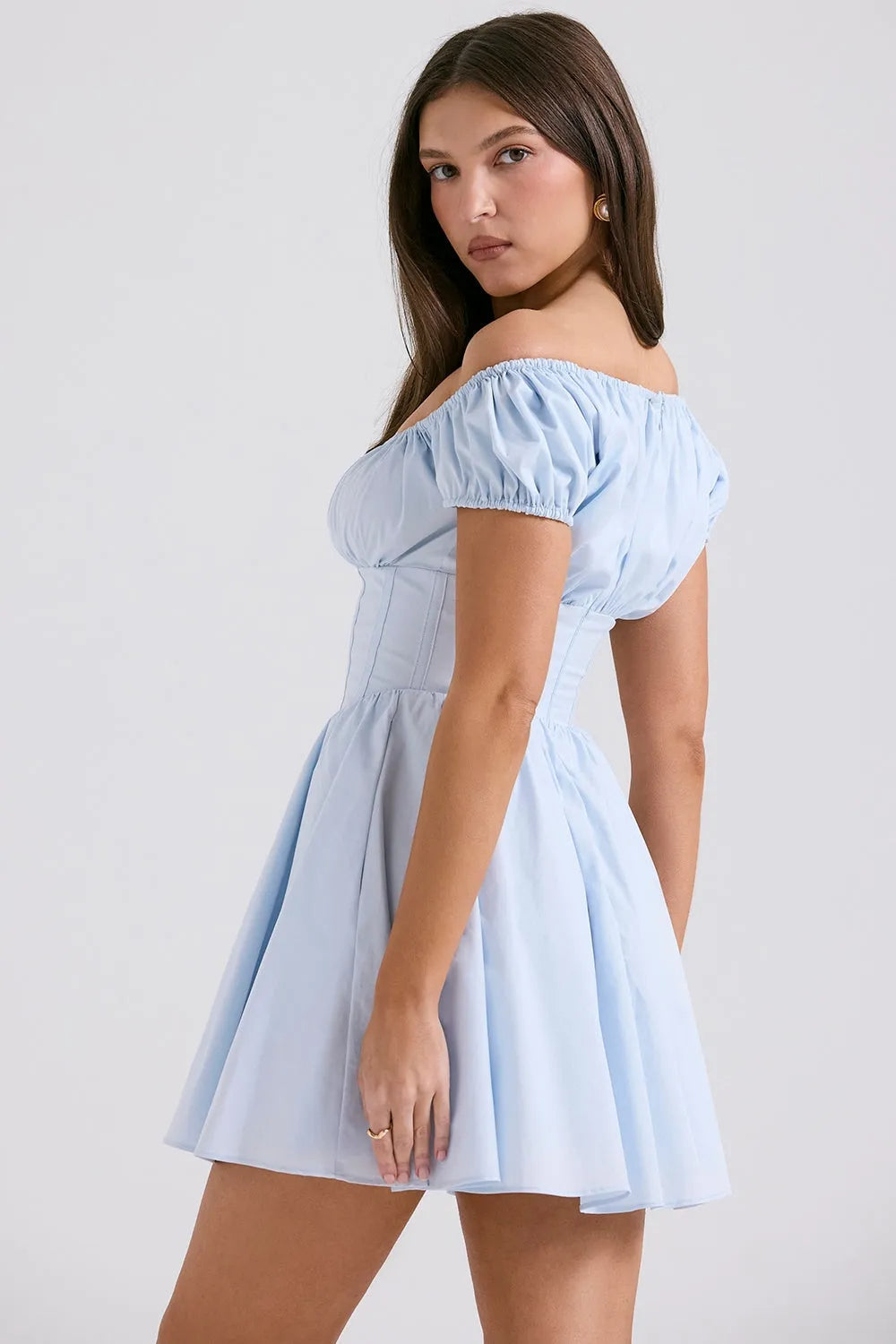 Vestido Corto Bustier Modern – Gabriela Freire