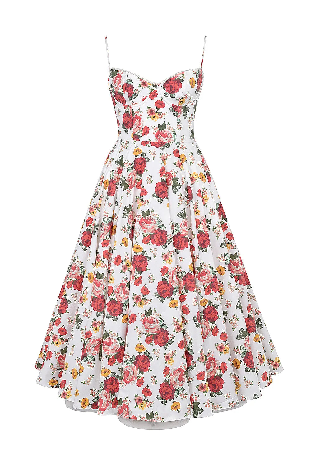 Vestido Midi Moldeador con Forro de Tul - Mademoiselle