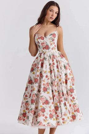 Vestido Midi Moldeador con Forro de Tul - Mademoiselle