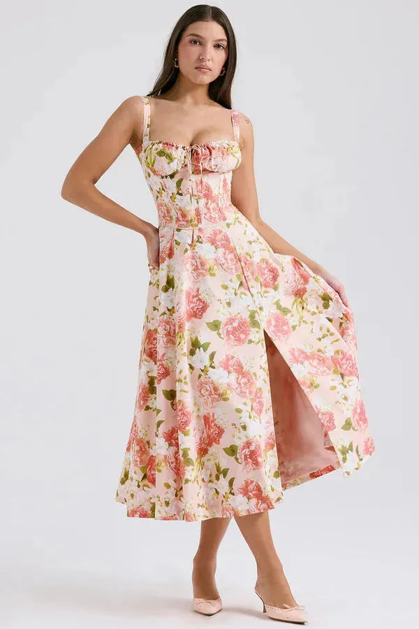 Vestido Midi Charlotte - Moldeador de Cintura 2.0