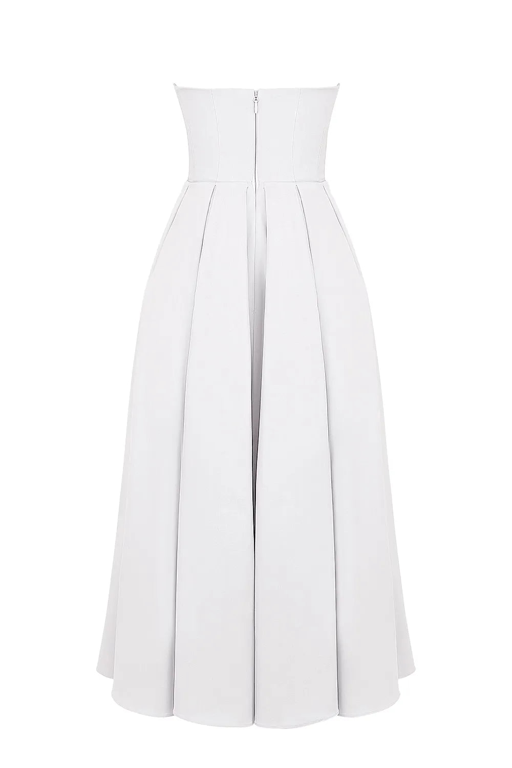 Vestido Midi sin Tirantes para Mujer - Modelo Audrey