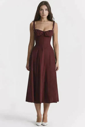 Vestido Charlotte Midi – Moldeador de Cintura