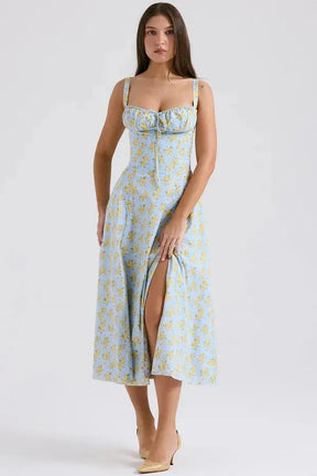 Vestido Midi Charlotte - Moldeador de Cintura 2.0