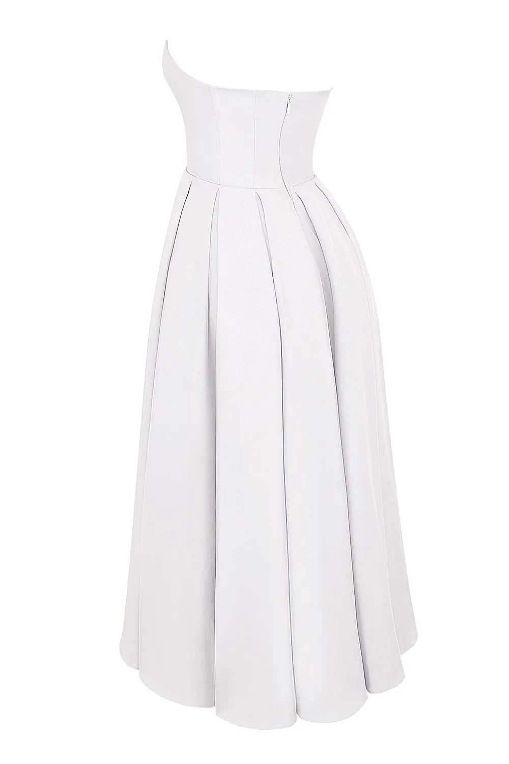 Vestido Midi sin Tirantes para Mujer - Modelo Audrey