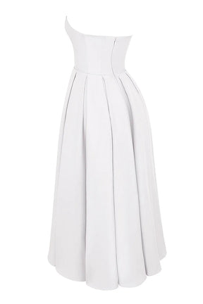 Vestido Midi sin Tirantes para Mujer - Modelo Audrey