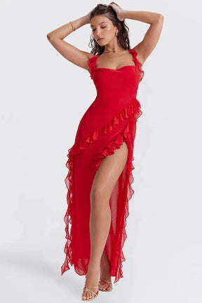 Vestido Largo con Abertura – Modelo Beatriz