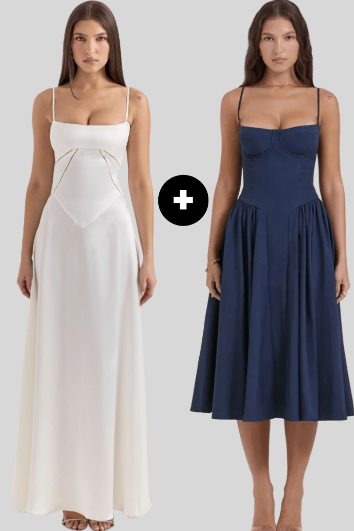 Vestido Modelo Tyana y Modelo Yang - ¡Lleva 2 y paga solo 1