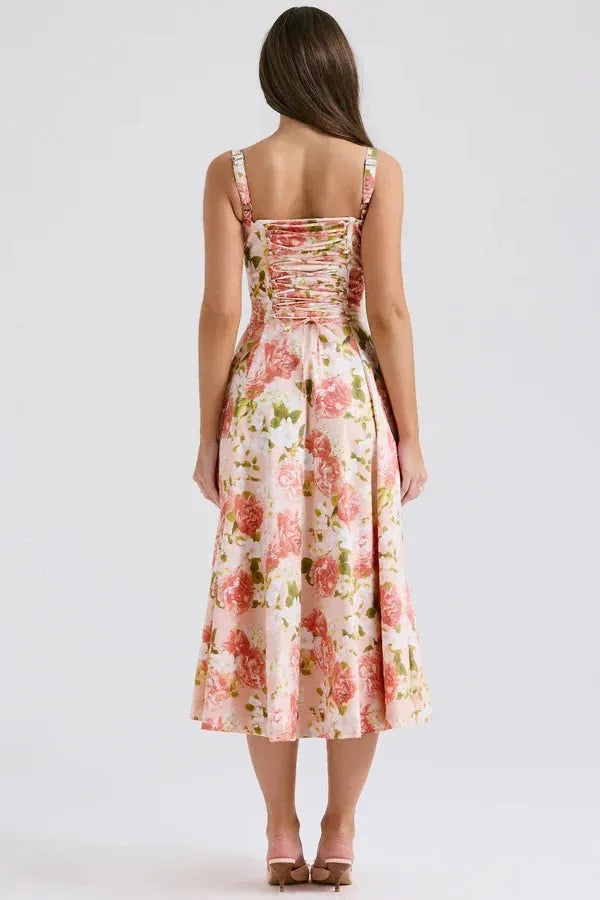 Vestido Midi Charlotte - Moldeador de Cintura 2.0