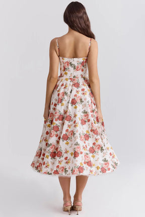Vestido Midi Moldeador con Forro de Tul - Mademoiselle