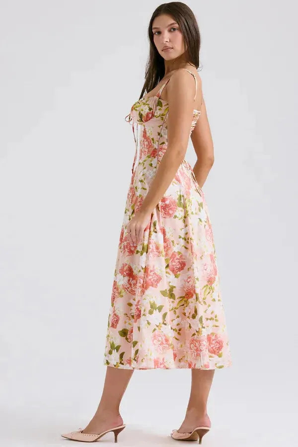 Vestido Midi Charlotte - Moldeador de Cintura 2.0