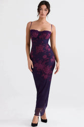 Vestido Largo Floral – Modelo Primrose Elegance