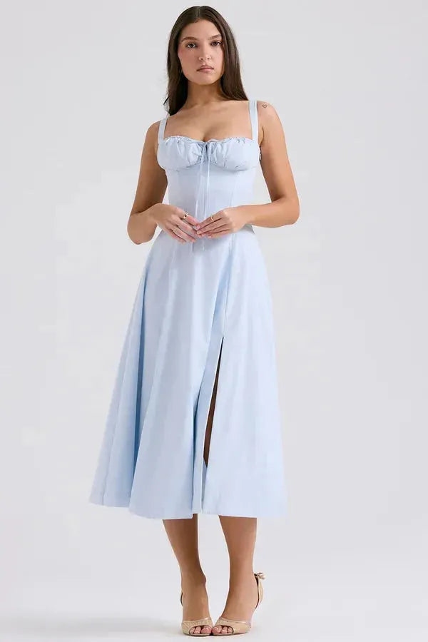 Vestido Midi Charlotte - Moldeador de Cintura 2.0