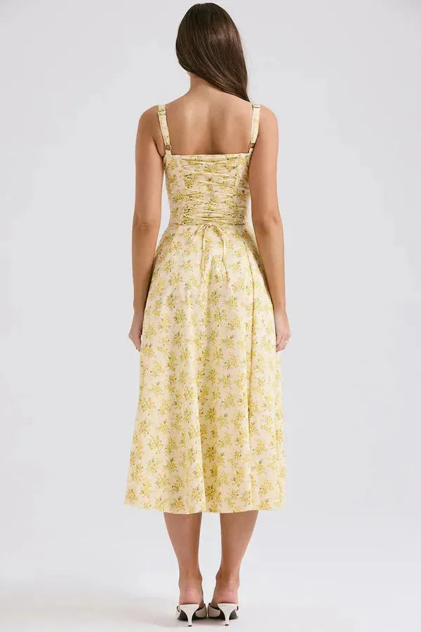 Vestido Midi Charlotte - Moldeador de Cintura 2.0