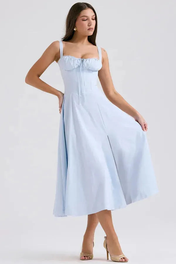 Vestido Midi Charlotte - Moldeador de Cintura 2.0